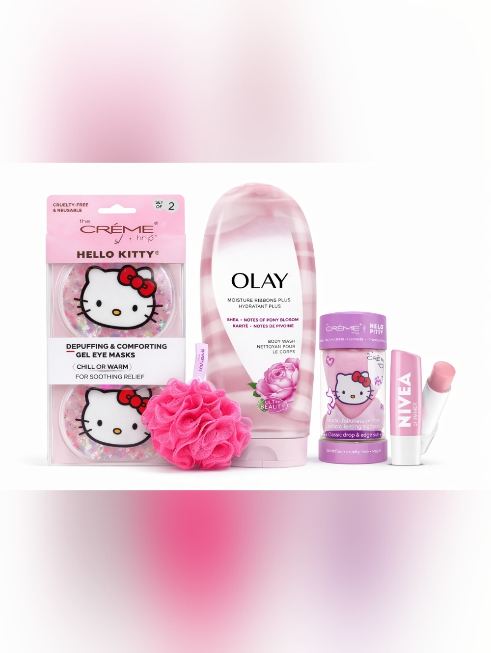 40% OFF RETAIL – Hello Kitty Pink Self-Care Bundle - Free Gift Wrap